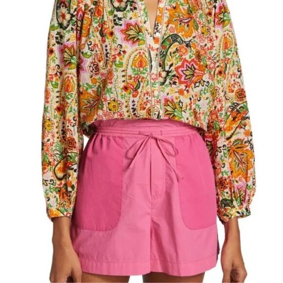 Ba&sh Bianca Blouse In Vert Small NEW - Picture 5 of 13